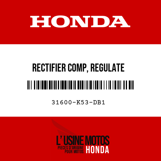 image de 31600-K53-DB1 RECTIFIER COMP, REGULATE