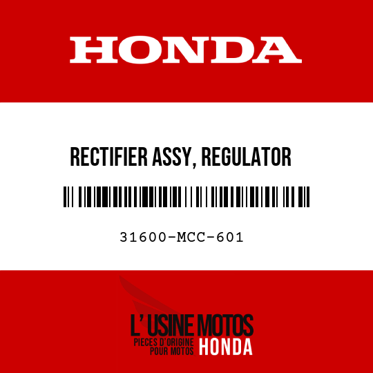 image de 31600-MCC-601 RECTIFIER ASSY, REGULATOR