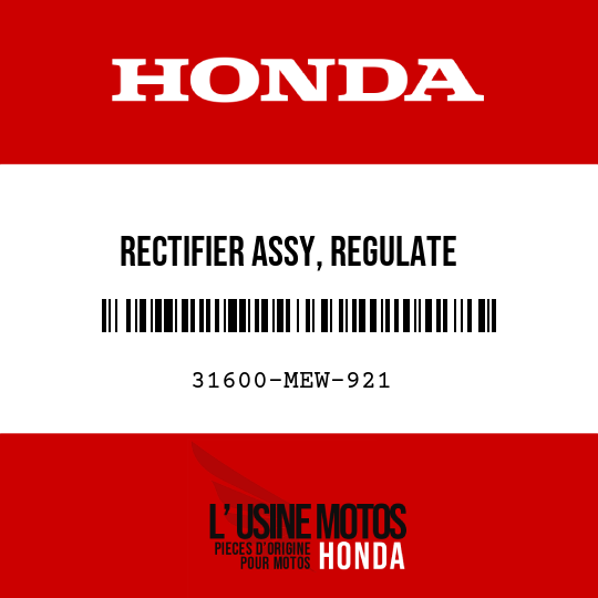 image de 31600-MEW-921 RECTIFIER ASSY, REGULATE