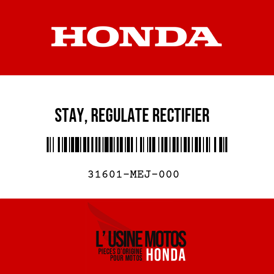 image de 31601-MEJ-000 STAY, REGULATE RECTIFIER