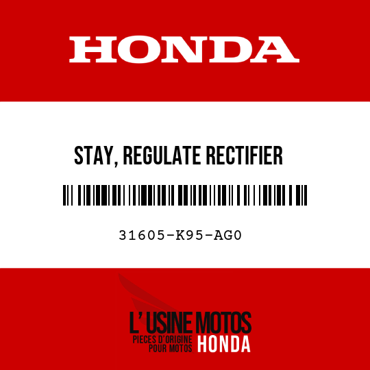 image de 31605-K95-AG0 STAY, REGULATE RECTIFIER