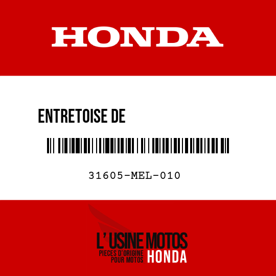 image de 31605-MEL-010 ENTRETOISE DE                 RECTIFICATEUR/REGULATEUR