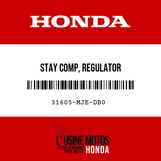 image de 31605-MJE-DB0 STAY COMP, REGULATOR
