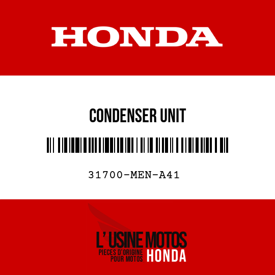 image de 31700-MEN-A41 CONDENSER UNIT
