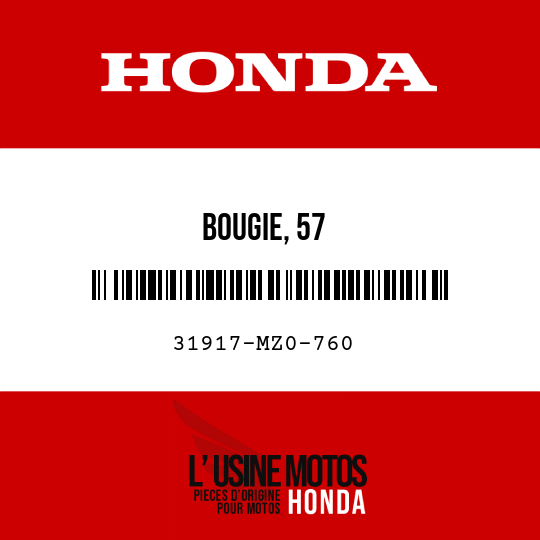 image de 31917-MZ0-760 BOUGIE, 57