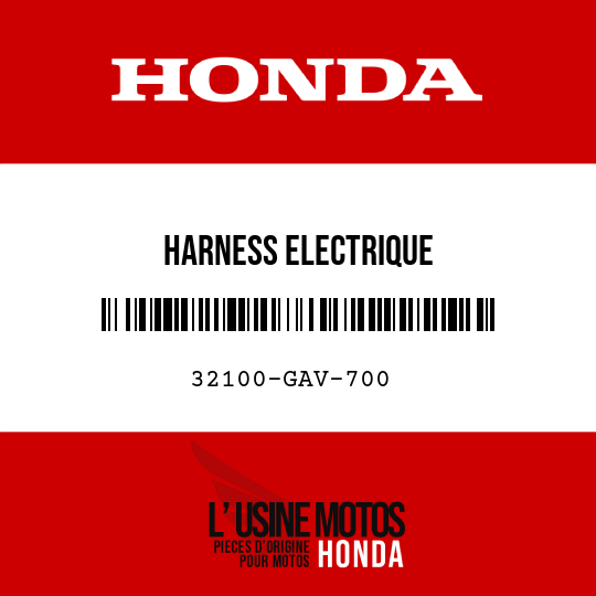 image de 32100-GAV-700 HARNESS ELECTRIQUE
