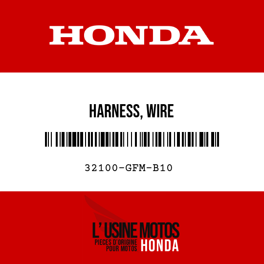 image de 32100-GFM-B10 HARNESS, WIRE
