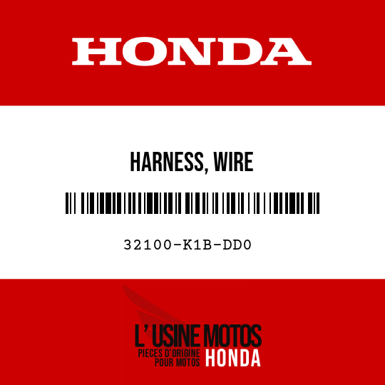 image de 32100-K1B-DD0 HARNESS, WIRE