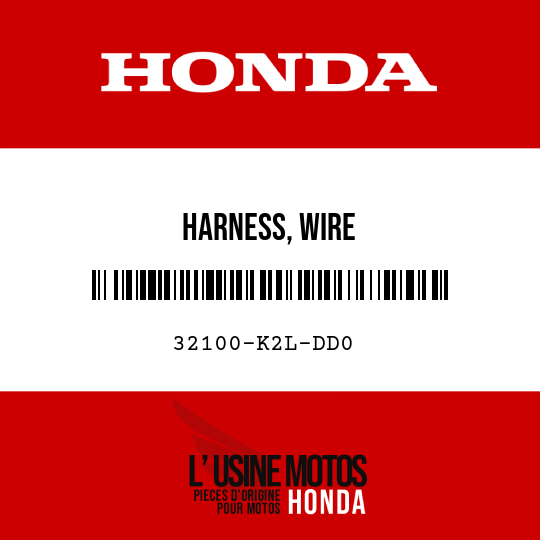 image de 32100-K2L-DD0 HARNESS, WIRE