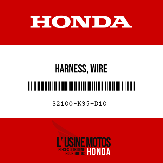 image de 32100-K35-D10 HARNESS, WIRE