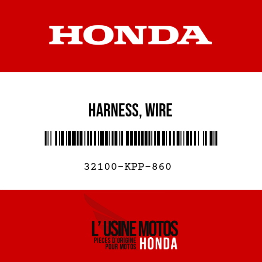 image de 32100-KPP-860 HARNESS, WIRE