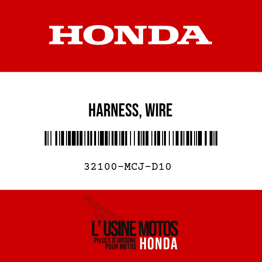 image de 32100-MCJ-D10 HARNESS, WIRE