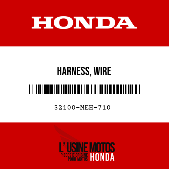 image de 32100-MEH-710 HARNESS, WIRE