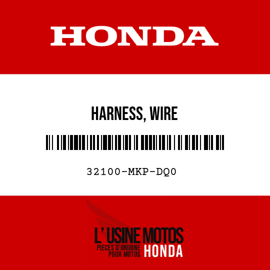 image de 32100-MKP-DQ0 HARNESS, WIRE