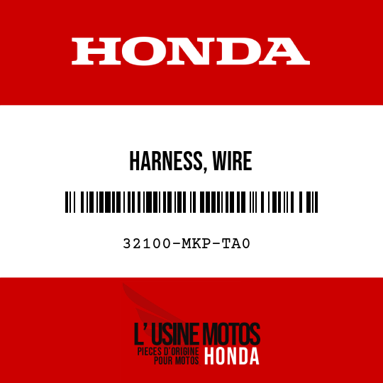image de 32100-MKP-TA0 HARNESS, WIRE
