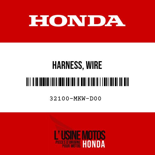 image de 32100-MKW-D00 HARNESS, WIRE