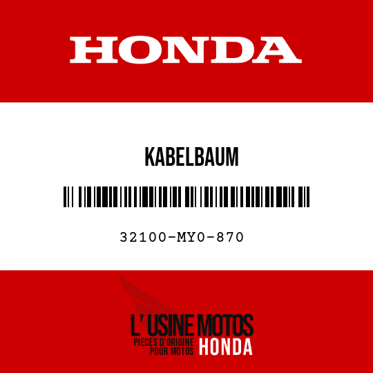 image de 32100-MY0-870 KABELBAUM