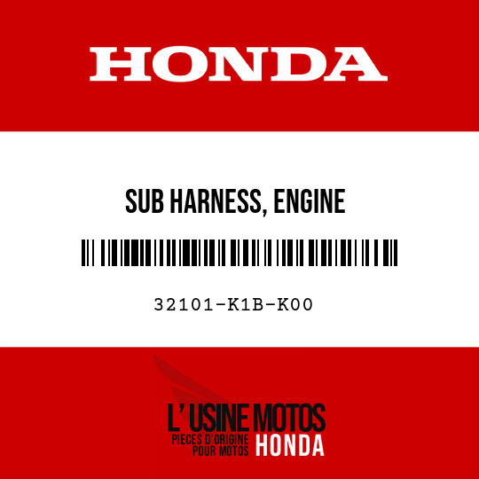 image de 32101-K1B-K00 SUB HARNESS, ENGINE