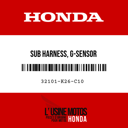 image de 32101-K26-C10 SUB HARNESS, G-SENSOR