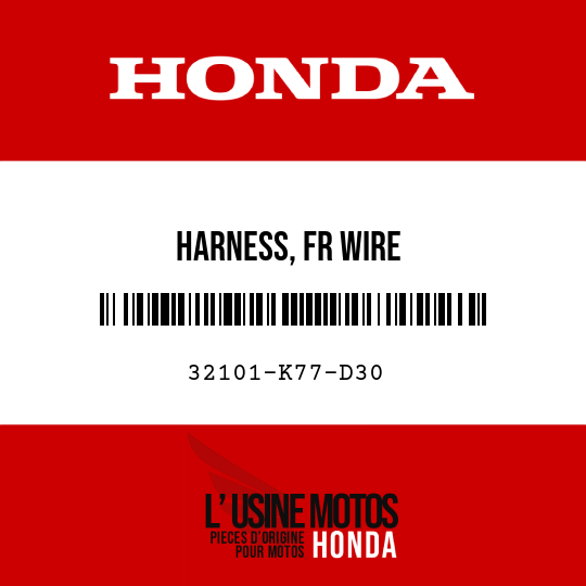 image de 32101-K77-D30 HARNESS, FR WIRE