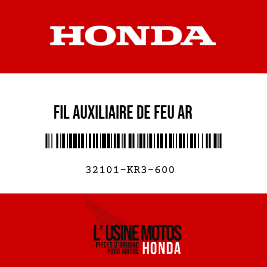 image de 32101-KR3-600 FIL AUXILIAIRE DE FEU AR