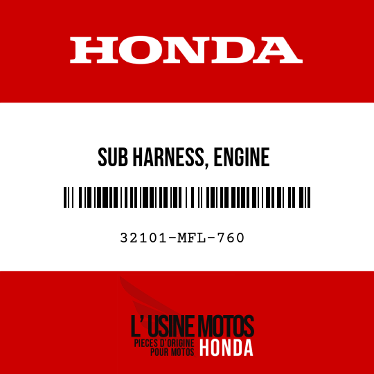 image de 32101-MFL-760 SUB HARNESS, ENGINE