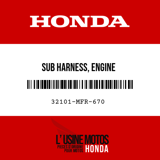 image de 32101-MFR-670 SUB HARNESS, ENGINE