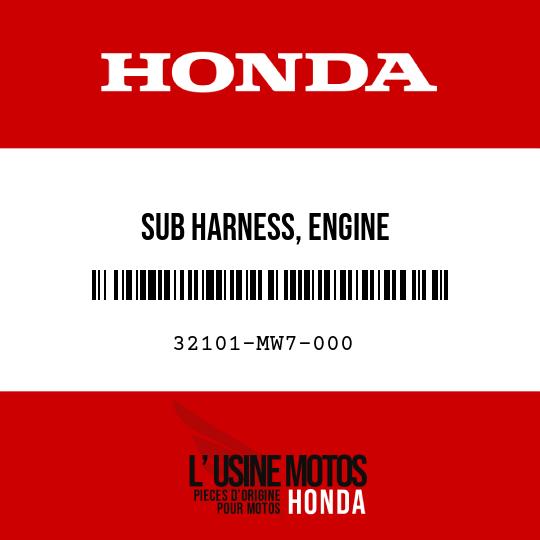 image de 32101-MW7-000 SUB HARNESS, ENGINE