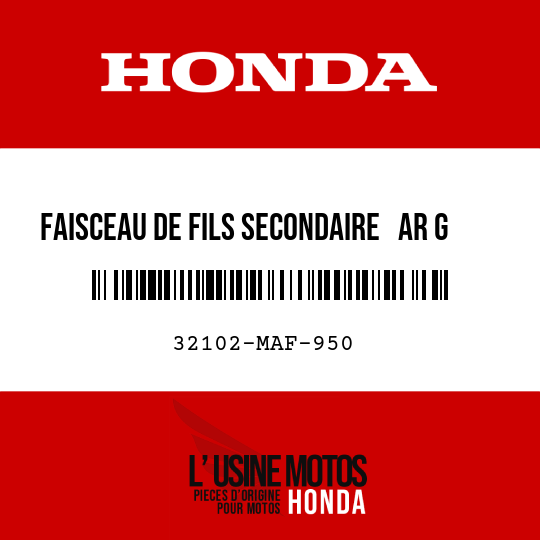 image de 32102-MAF-950 FAISCEAU DE FILS SECONDAIRE   AR G
