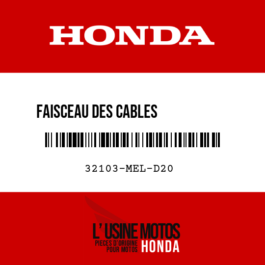 image de 32103-MEL-D20 FAISCEAU DES CABLES           AUXILIAIRE, AV