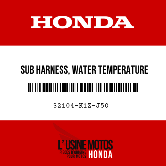 image de 32104-K1Z-J50 SUB HARNESS, WATER TEMPERATURE SENSOR