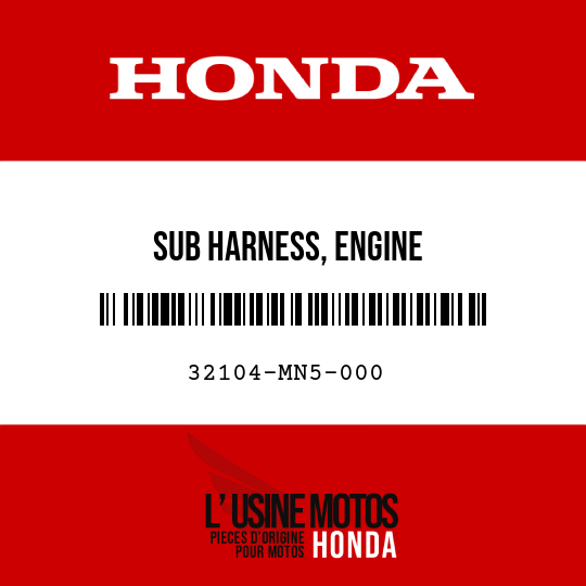 image de 32104-MN5-000 SUB HARNESS, ENGINE