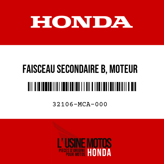 image de 32106-MCA-000 FAISCEAU SECONDAIRE B, MOTEUR