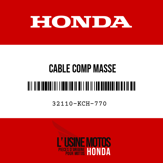 image de 32110-KCH-770 CABLE COMP MASSE