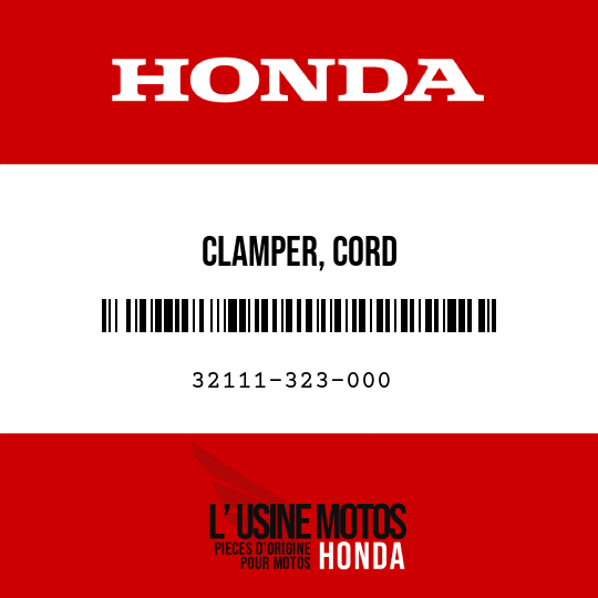 image de 32111-323-000 CLAMPER, CORD
