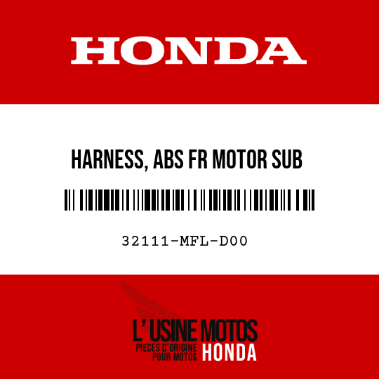 image de 32111-MFL-D00 HARNESS, ABS FR MOTOR SUB