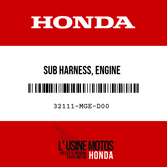 image de 32111-MGE-D00 SUB HARNESS, ENGINE