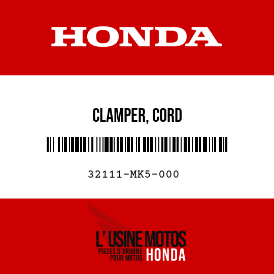 image de 32111-MK5-000 CLAMPER, CORD