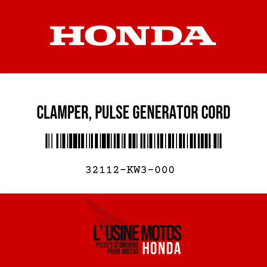 image de 32112-KW3-000 CLAMPER, PULSE GENERATOR CORD