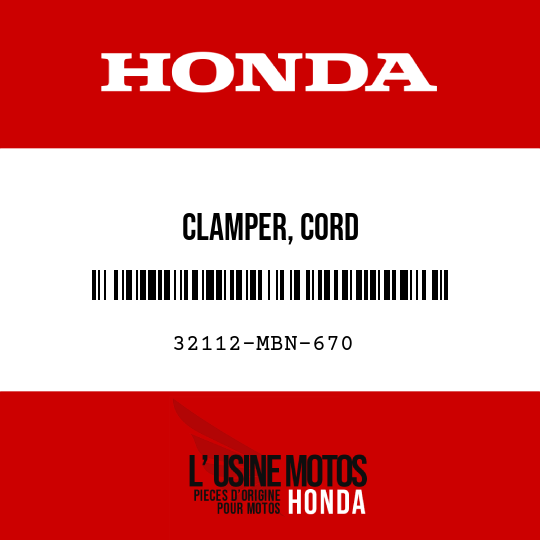 image de 32112-MBN-670 CLAMPER, CORD