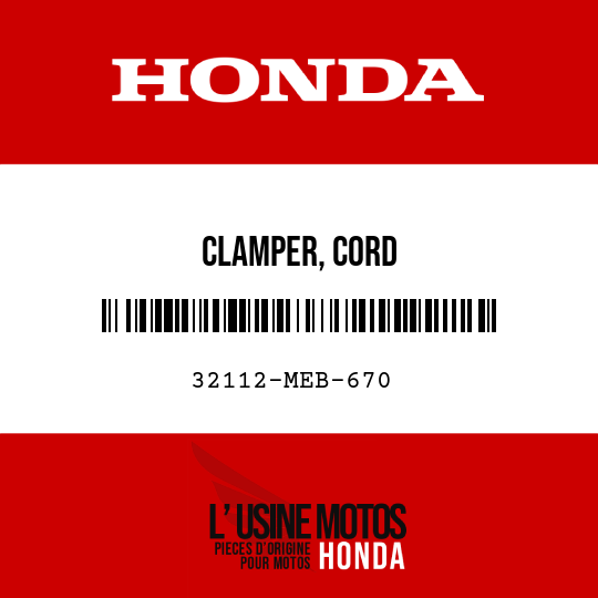 image de 32112-MEB-670 CLAMPER, CORD