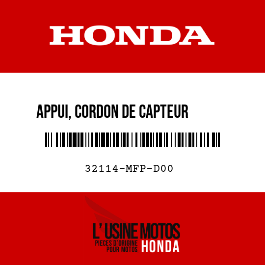 image de 32114-MFP-D00 APPUI, CORDON DE CAPTEUR      D'OXYGENE