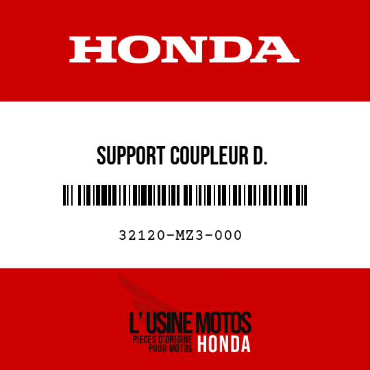 image de 32120-MZ3-000 SUPPORT COUPLEUR D.