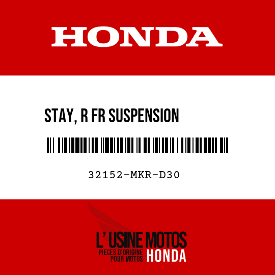 image de 32152-MKR-D30 STAY, R FR SUSPENSION       CONNECTOR