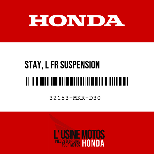 image de 32153-MKR-D30 STAY, L FR SUSPENSION       CONNECTOR