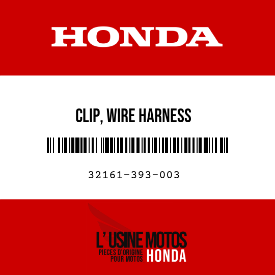 image de 32161-393-003 CLIP, WIRE HARNESS