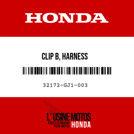 image de 32172-GJ1-003 CLIP B, HARNESS