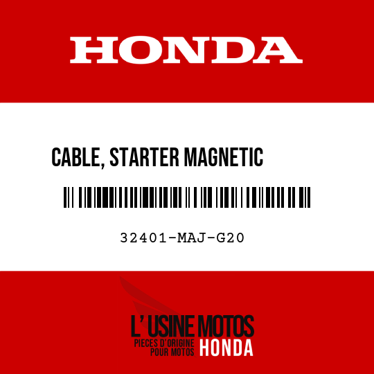 image de 32401-MAJ-G20 CABLE, STARTER MAGNETIC       BATTERY
