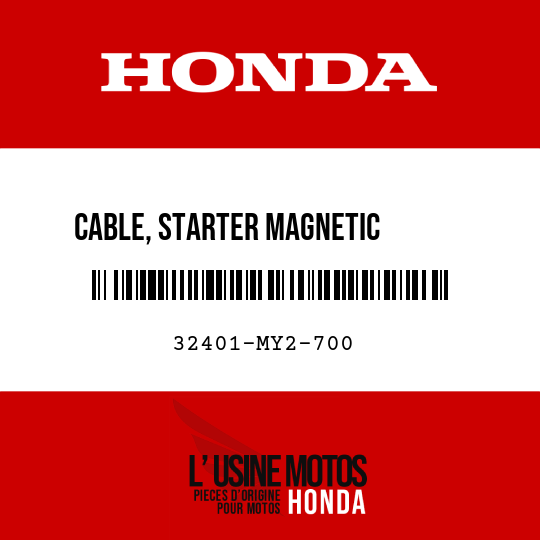 image de 32401-MY2-700 CABLE, STARTER MAGNETIC       BATTERY