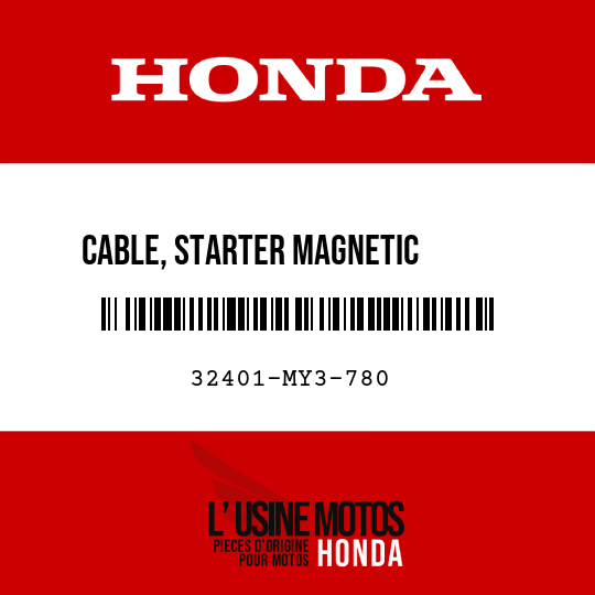 image de 32401-MY3-780 CABLE, STARTER MAGNETIC       BATTERY
